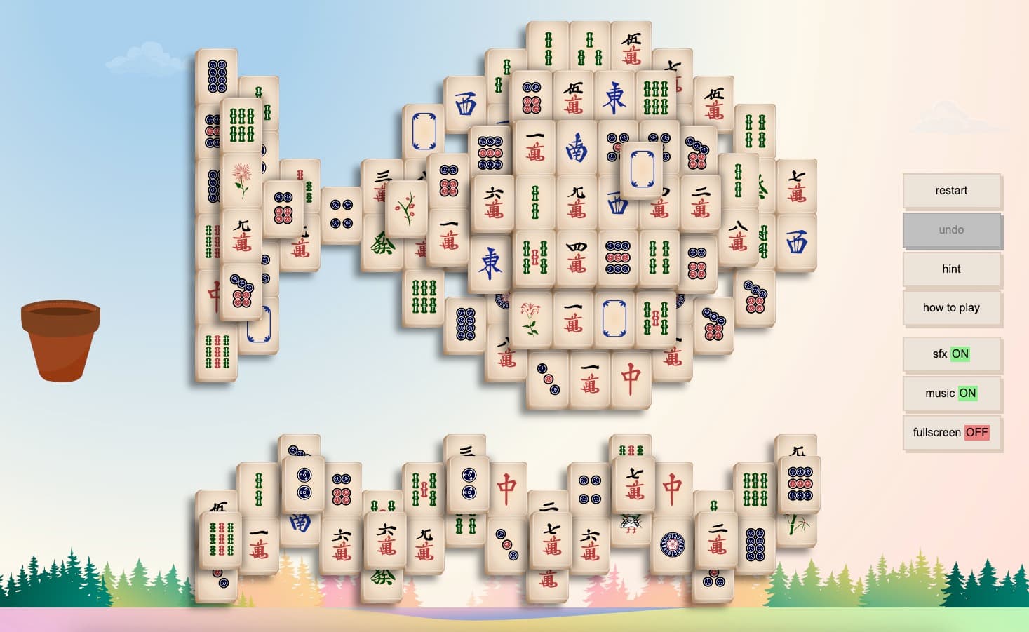 Fish-shaped board layout
